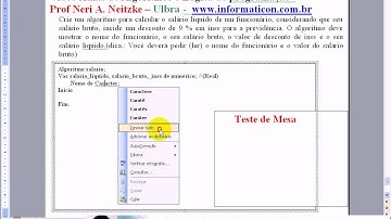 aula 994 Algoritmos e Logica de programação   Exerc Salario no Algoritmo