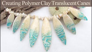Translucent Clay Rose & Coral Canes plus an Ocean Mokume Gane from Polymer Clay Wealth