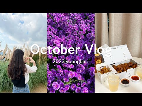 짤짜리 Vlog. 먹고 놀고 즐긴 10월 기록 | 파주데이트 | 개성주악 | 연리희재 | 양주나리공원 | 일본여행 가기전 운동만 한 일상