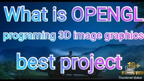 What is OPENGL or 3D image and discovery!  project #technology #motivation