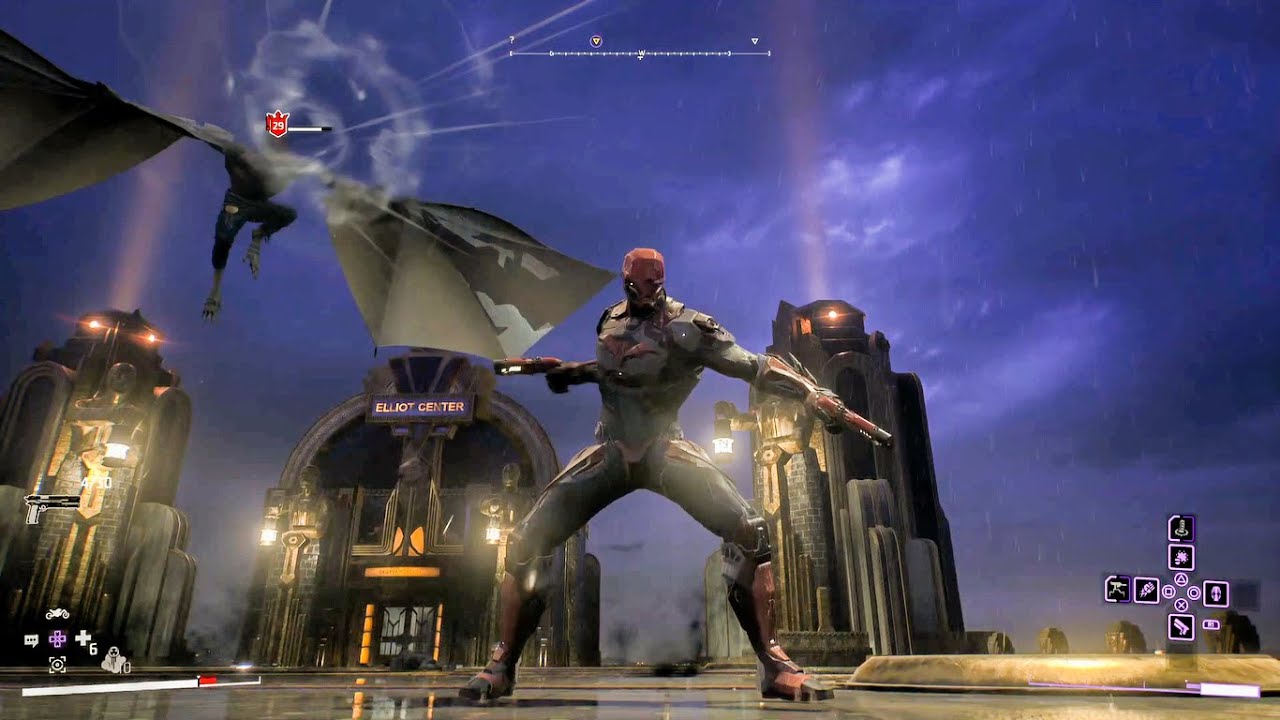 Dangerous Skies - Man-Bat - Locations Elliot Center, City General Hospital, Waynetech Gotham Knights