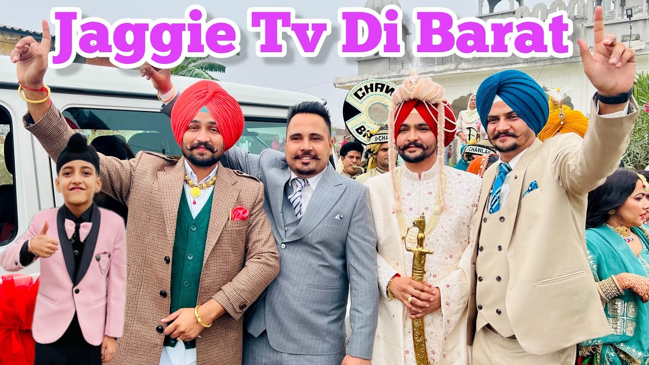 Jaggie Tv Da viah | Full Video Jaggie Tv Di Barat | part-4 Punjabi wedding 
