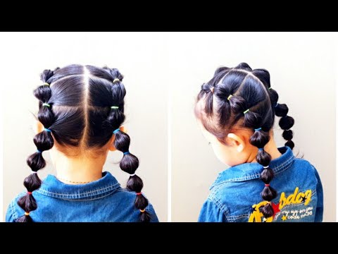 Kids Hairstyle | Cute and pretty hairstyle at school | 상전이네 - YouTube