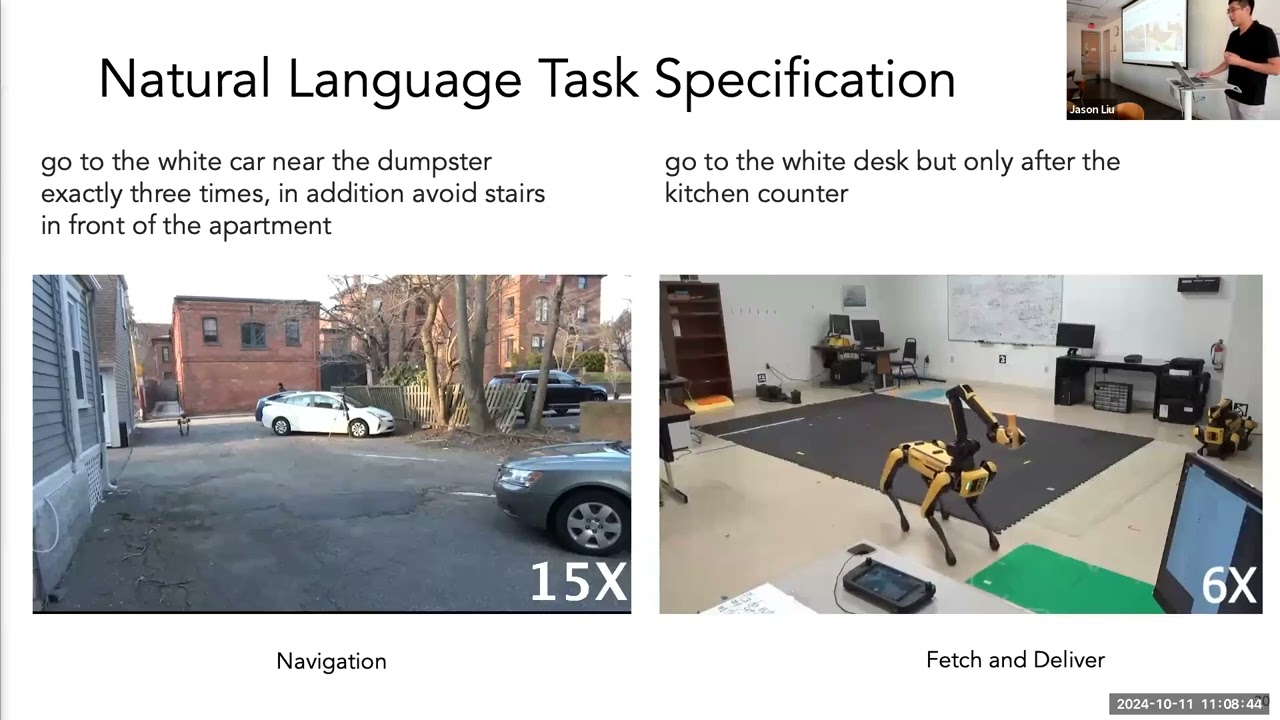 FAI TALK Jason Liu: Robotic Language Grounding - YouTube