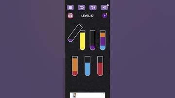 Water Sort Puzzle level 27 #shorts #gameplay