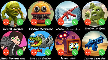 Desert: Dune Bot,Brainrot Sandbox,Sandbox Playground,Winter: Frozen Bot,Sandbox In Space ....