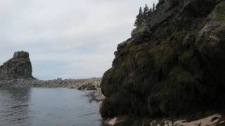 Cape Split Little Split Cove Pinch Point Getting Wet