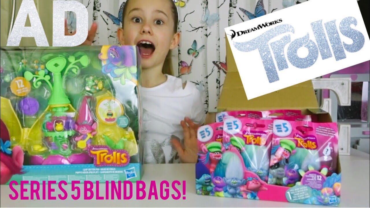 DreamWorks Trolls Series 5 Blind Bags Opening & Poppy’s Camp Critter Pod Review & GIVEAWAY
