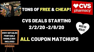 TONS OF FREE & CHEAP❤️CVS DEALS STARTING 2/2/20~DEAL BREAKDOWNS COME WITH ME TO CVS