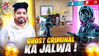 Ghost Criminal Ka Jalwa🤬 20kills Overpower Gameplay🔥- Free Fire Max