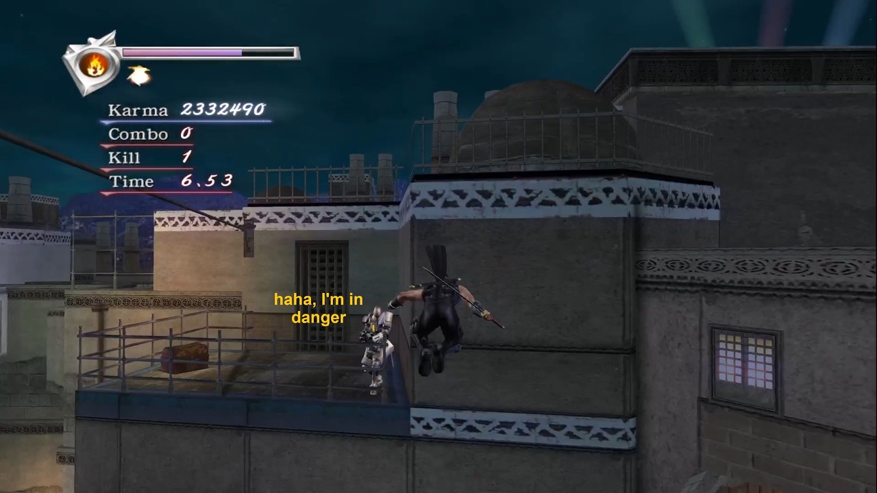 Ch.4 balcony fight strategy | Ninja Gaiden Black