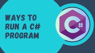 How to run C# Program in different ways || Console Application