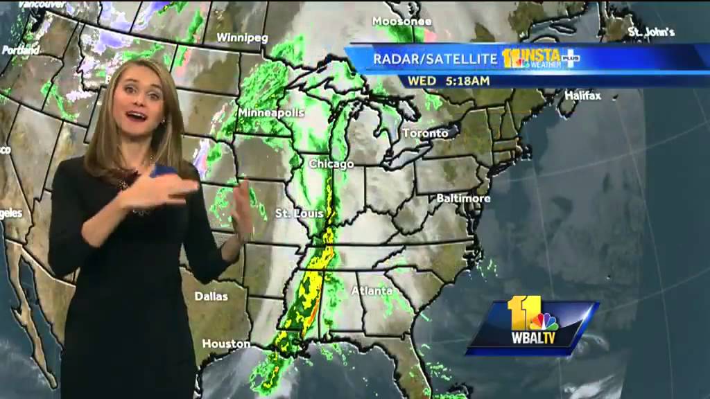 Cloudy, light rain possible on Wednesday - YouTube