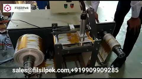 Table Top Winder #rewinder Machine for Batch #Coding, #windingrewinding - Filsilpek - +919054294961