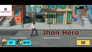 John Hero | Android - iOS Gameplay | Game World screenshot 5
