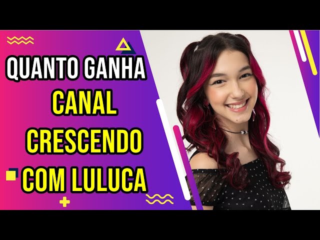 Luluca - Luíza - Quando comecei o canal Crescendo com Luluca sonhava em  gravar e postar vídeos e pensei que teria somente a família me assistindo.  Fui gravando, me divertindo, inventando e