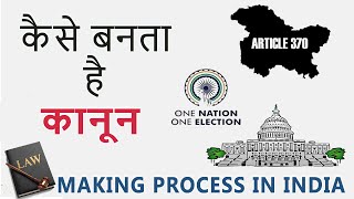 How A Law Is Made | Law Making Process In India | Hindi