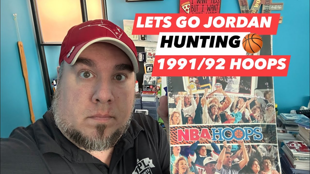 JORDAN HUNTING | 1991/92 NBA HOOPS BOX BREAK!!!! - YouTube
