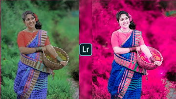 Lightroom pink tone affect photo editing tutorial |Lightroom background colour change