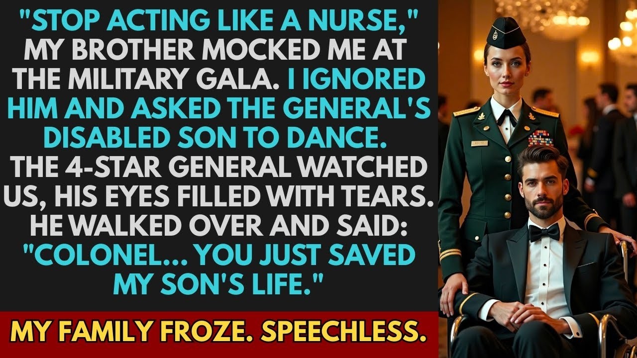My Brother Mocked Me At The Gala — Until A General Said 7 Words That Left My Family Speec