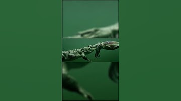 Angry Crocodile: Regretful squid#short #squid #ZhiZhi #psycho8two #WildLife #crocodile #afterage60