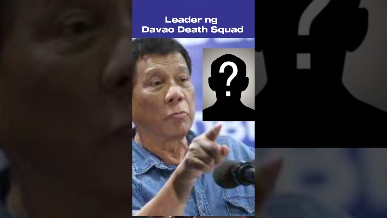 Leader ng Davao Death Squad 😱