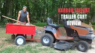 Harbor freight trailer cart review - Haul Master Trailer Cart - Mower cart from Harbor Freight by True Grit Development 24,813 views 1 year ago 8 minutes, 27 seconds