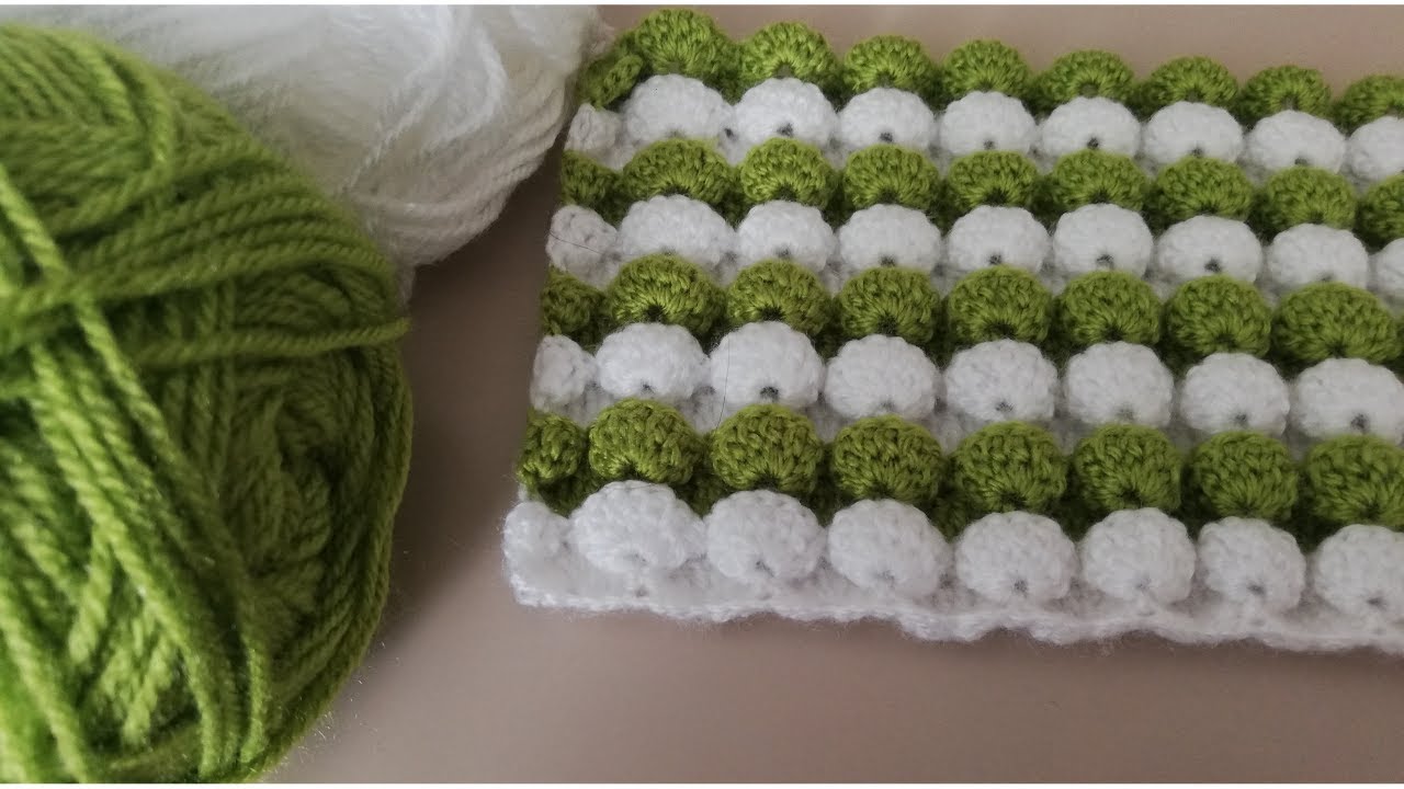 Topitop gibi örgü modeli tığ işi