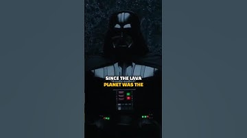 Why Did Darth Vader Live on Mustafar? #starwars #darthvader #anakinskywalker #shorts