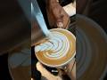 tulip 🌷 latte art #latteart #coffeelatteart #coffee #tea #espresso #coffeegirl #tulip #trinding