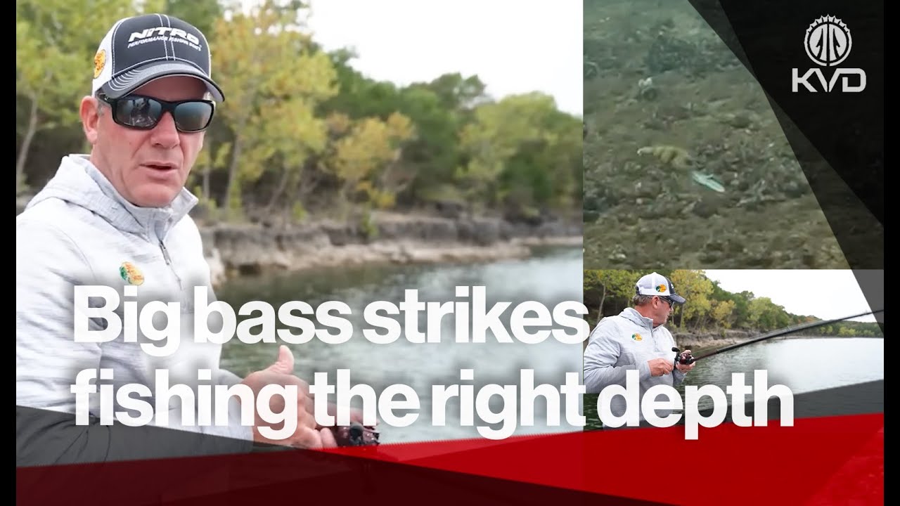 Лучшая глубина для ловли на воблеры вдоль берега (поймайте больше окуня!) — с KVD
