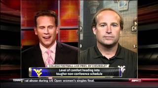 WVU Coach Holgorsen on CFBL 9/12/2011