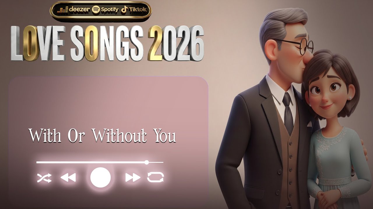 With Or Without You – U2 | Romantic Love Songs 💖
