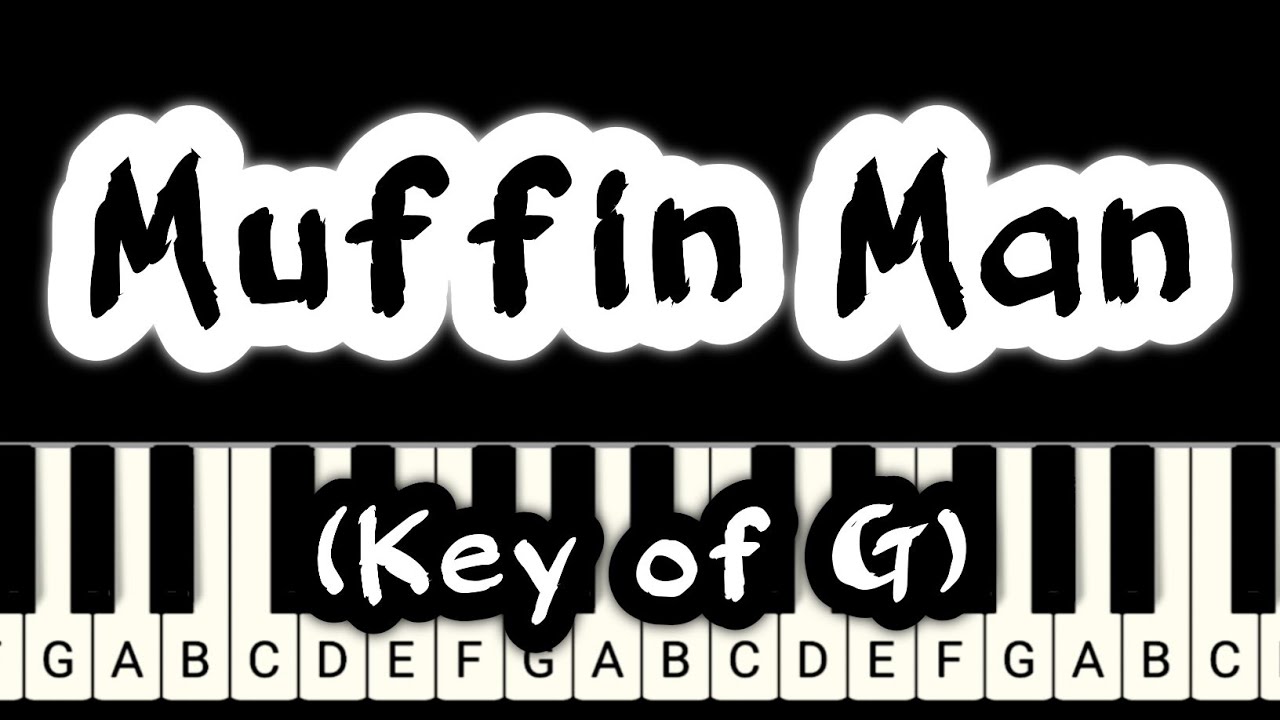 Muffin Man Song (Cocomelon) on Piano \\ Key of G \\ How to play Piano