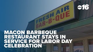 Macon's Fresh Air Barbeque shines as a beacon of tradition on Labor Day