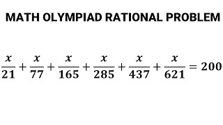 Math Olympiad Fraction Problem - USA