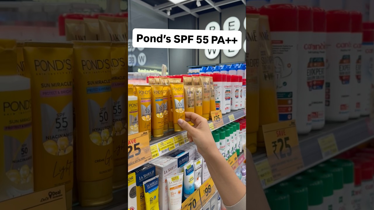 Pond’s Sunscreen Gel SPF 55,Protection Test ✨ 