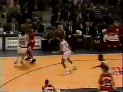 Michael Jordan Dunks on Patrick Ewing