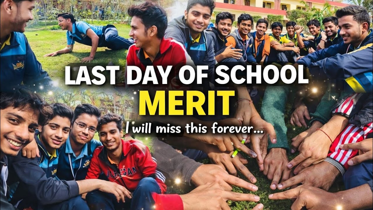 Last Day of School in Meerut 🏫❤️ | Emotional Goodbye