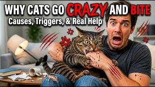 “Why Cats Bite You Suddenly 😾 10 Hidden Reasons You’re Ignoring!”