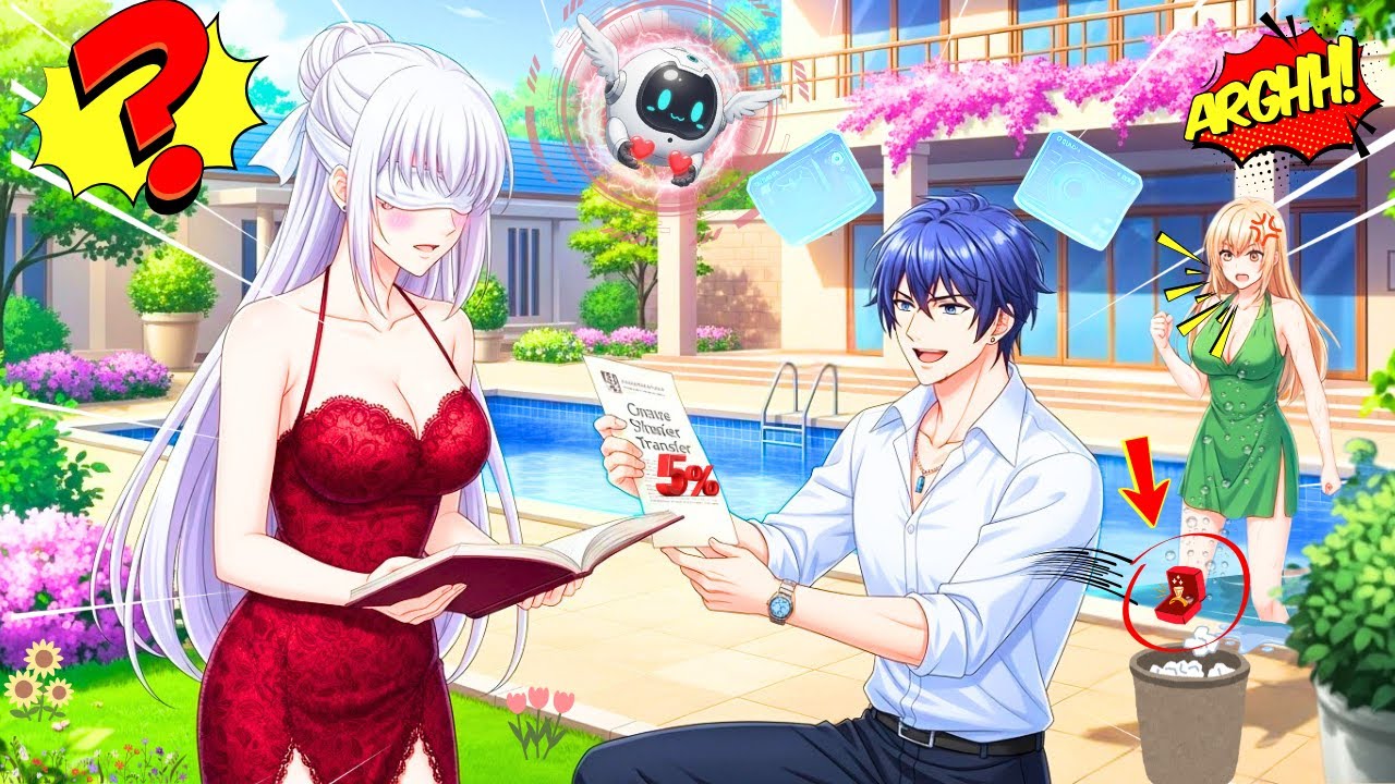 Transmigré dans un ROMAN, j’active un SYSTÈME D’AMOUR en épousant une MÉCHANTE AVEUGLE|Manhwa Résumé