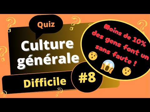 General Knowledge QUIZ Difficult Level #8 - Big Challenge in 25 Questions