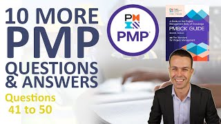 10 More PMP Questions and Answers  PMBOK 7th Edition (41 to 50)