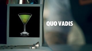 QUO VADIS DRINK RECIPE - HOW TO MIX screenshot 1