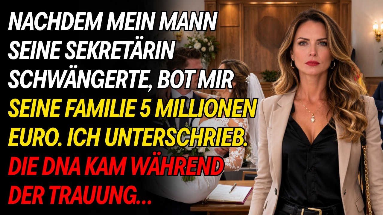 Ich verkaufte meine Scheidung für 5 Millionen Euro. Am Hochzeitstag stoppte die DNA die Trauung…