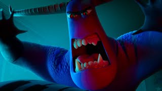 Monsters at Work - Tylor Scares Ben (with Monsters Inc music)