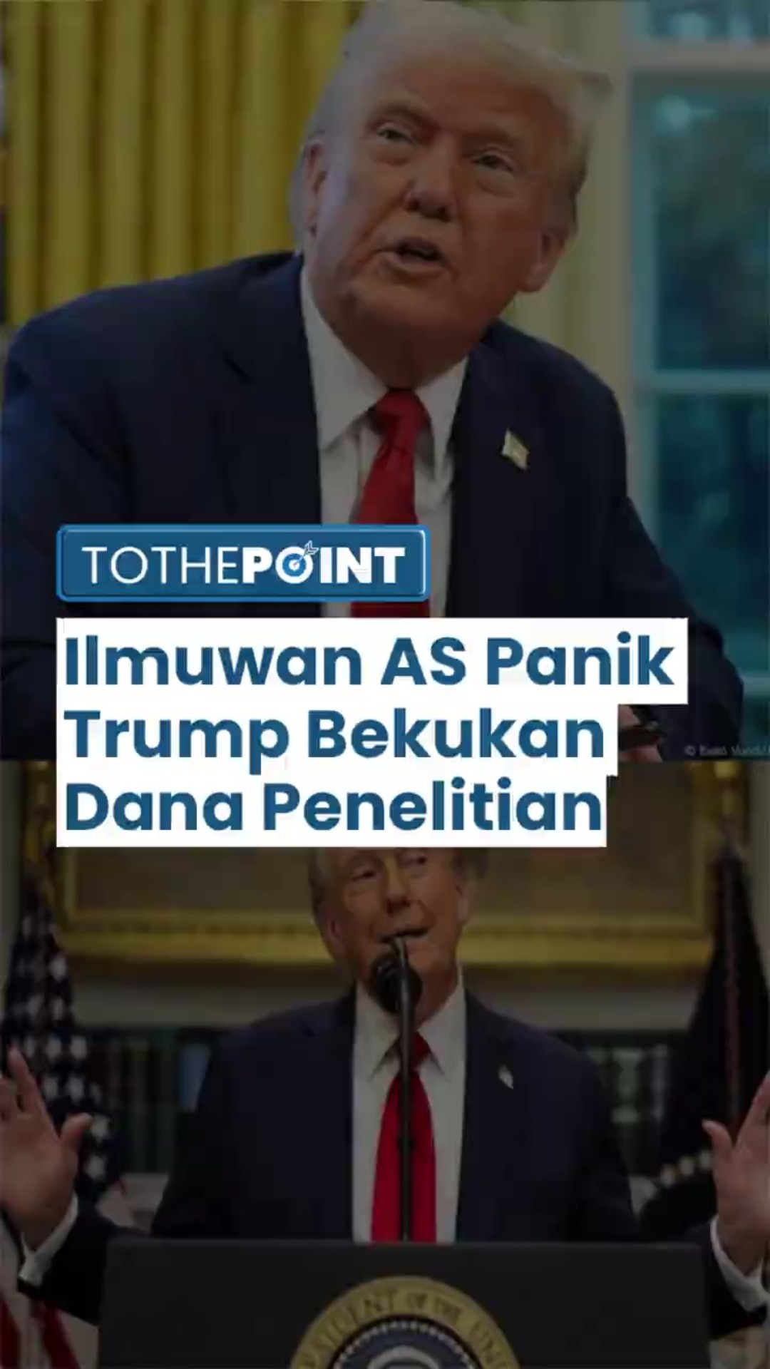 Presiden Amerika Serikat Donald Trump Bekukan Dana Penelitian, Ilmuwan AS Panik!