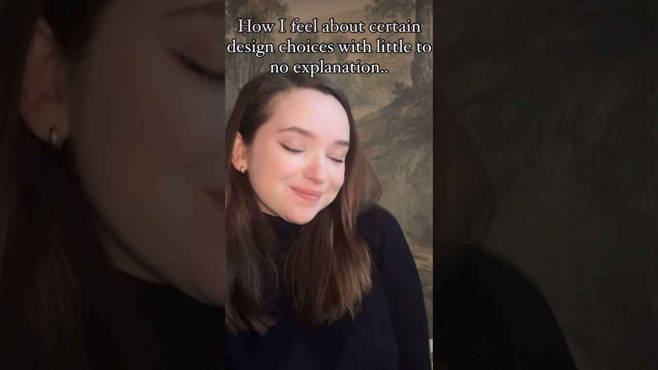 How I feel about certain design choices with little to no explanation