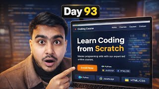 Building! Coding Course website using html css | Documenting daily life | Day 93