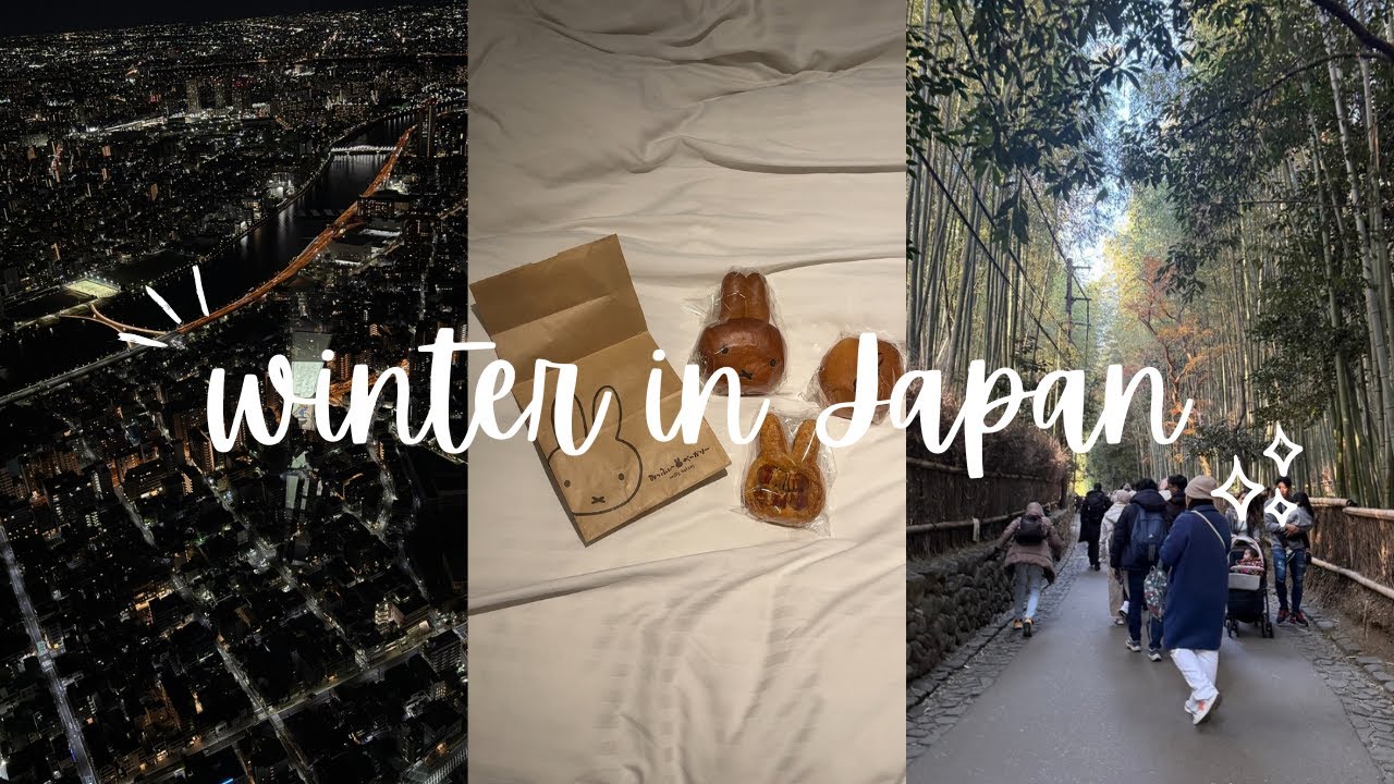WINTER IN JAPAN ☃️❄️ exploring and eating in tokyo, kyoto, osaka, and nara 🍣🍜🍡